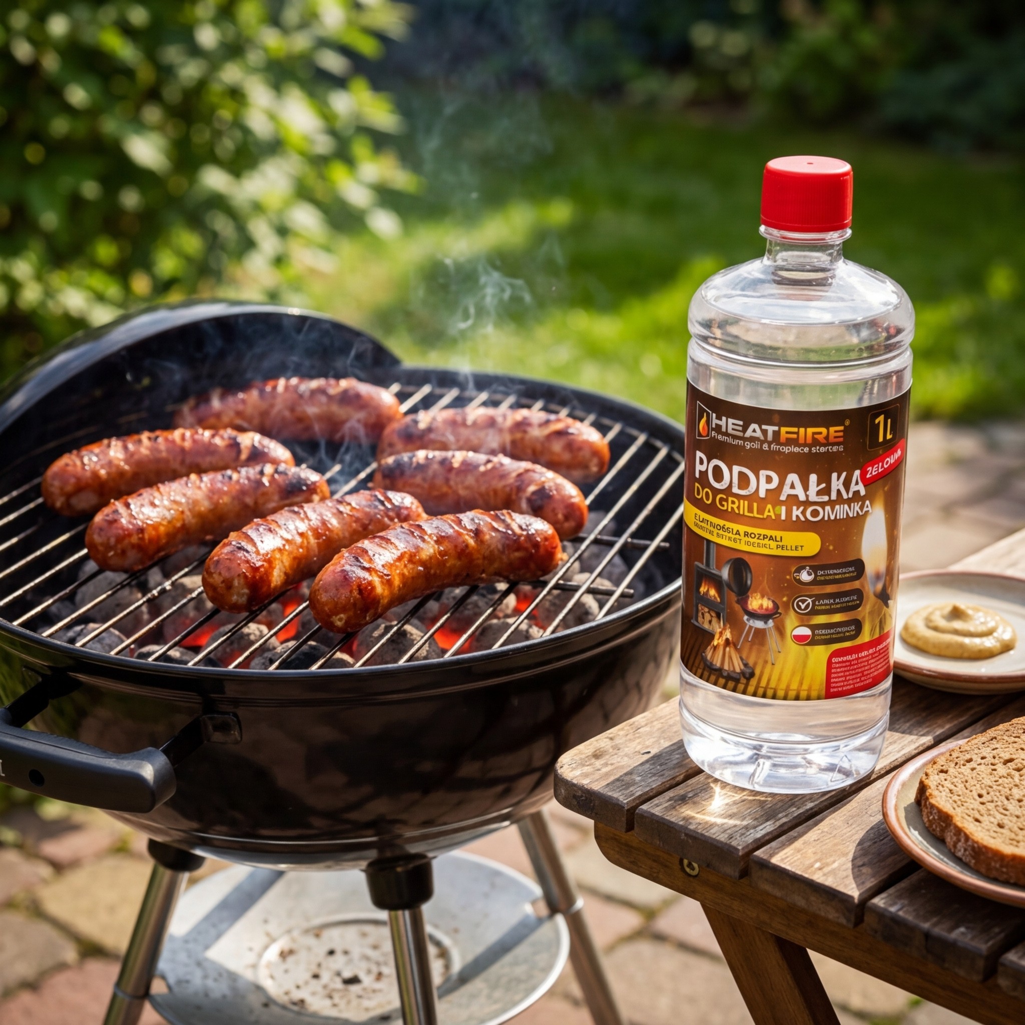 HeatFire żelowa podpałka do grilla 1L