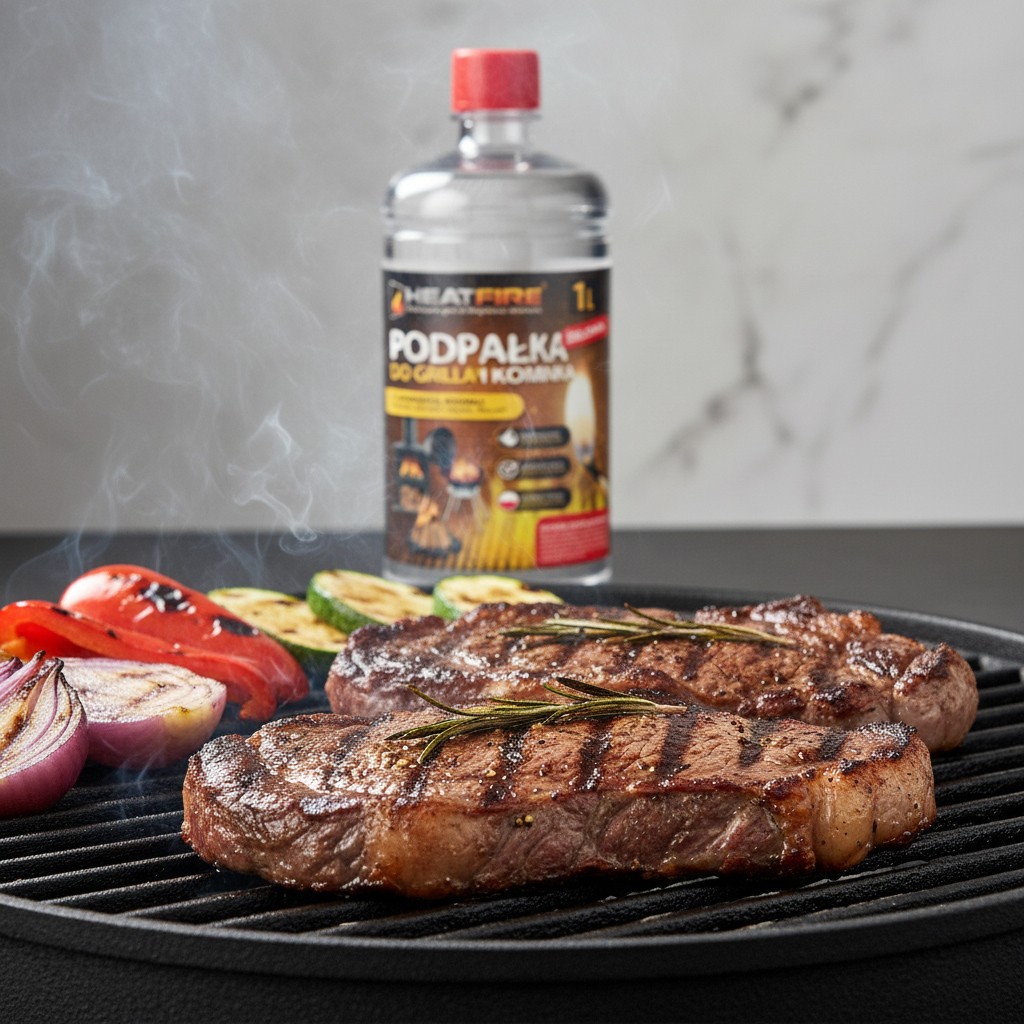 Najlepsza podpałka do grilla HeatFire rozpałka 1L