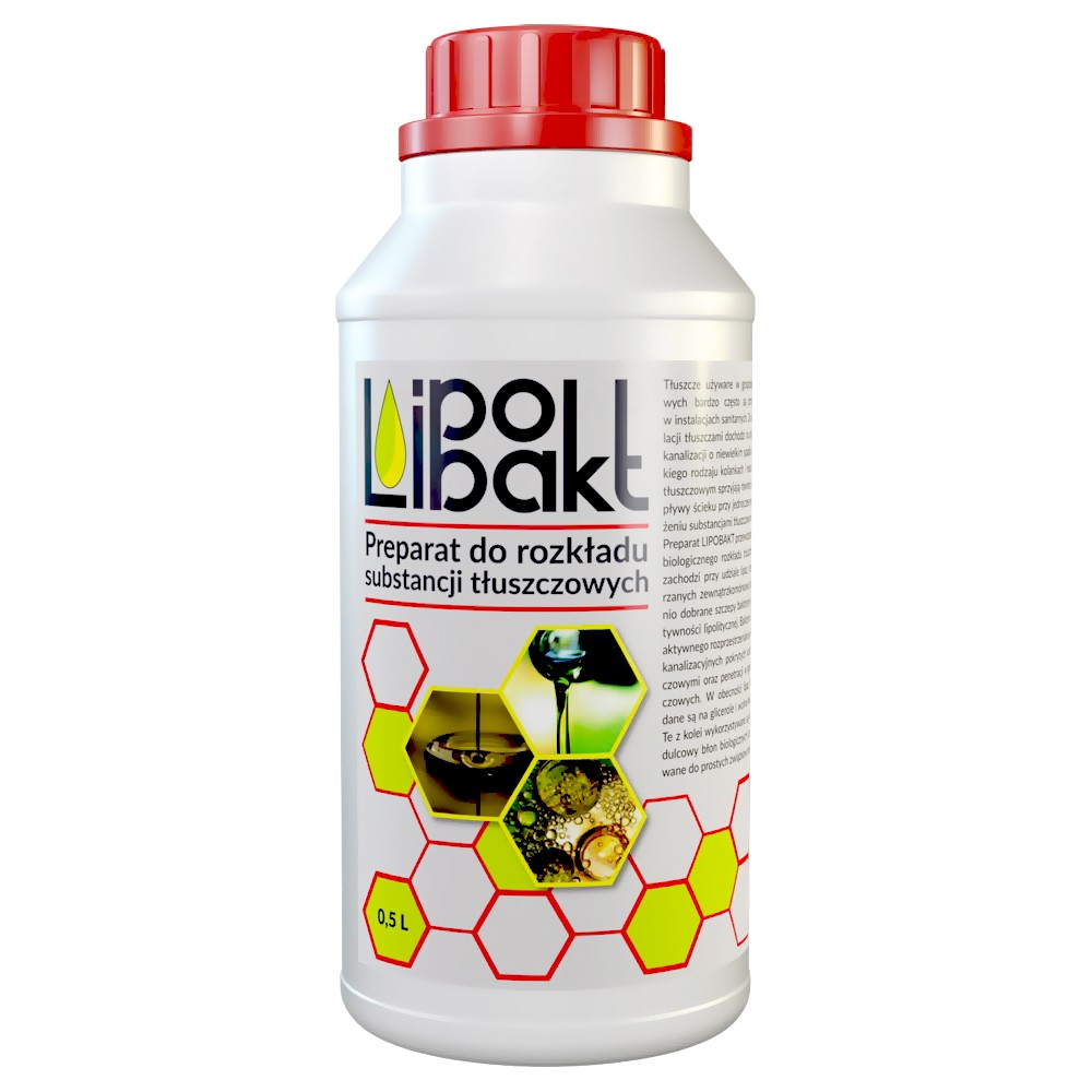 Odtłuszczacz biologiczny lipobakt 500 ml