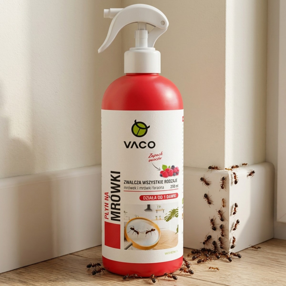 Płyn na Mrówki Karaluchy Owady w Domu VACO 250 ml