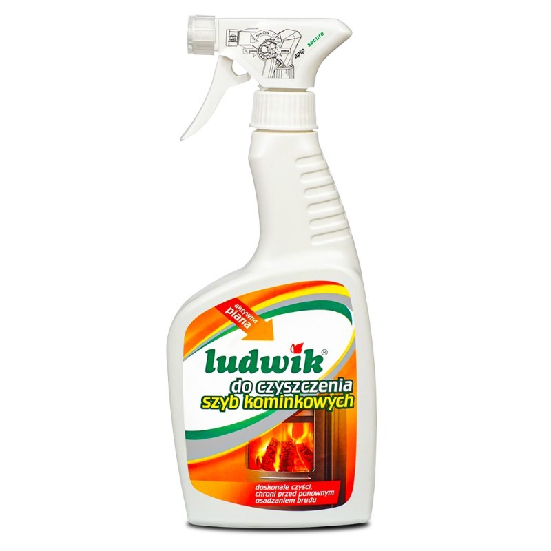 LUDWIK Spray do czyszczenia szyb kominkowych 500 ml