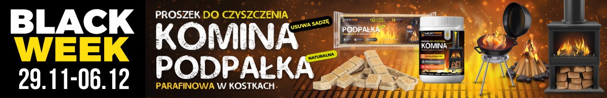 heatfire - profesjonalne proszki do czyszczenia komina i usuwania sadzy | ekologiczne podpałki kominkowe w kostkach - black week