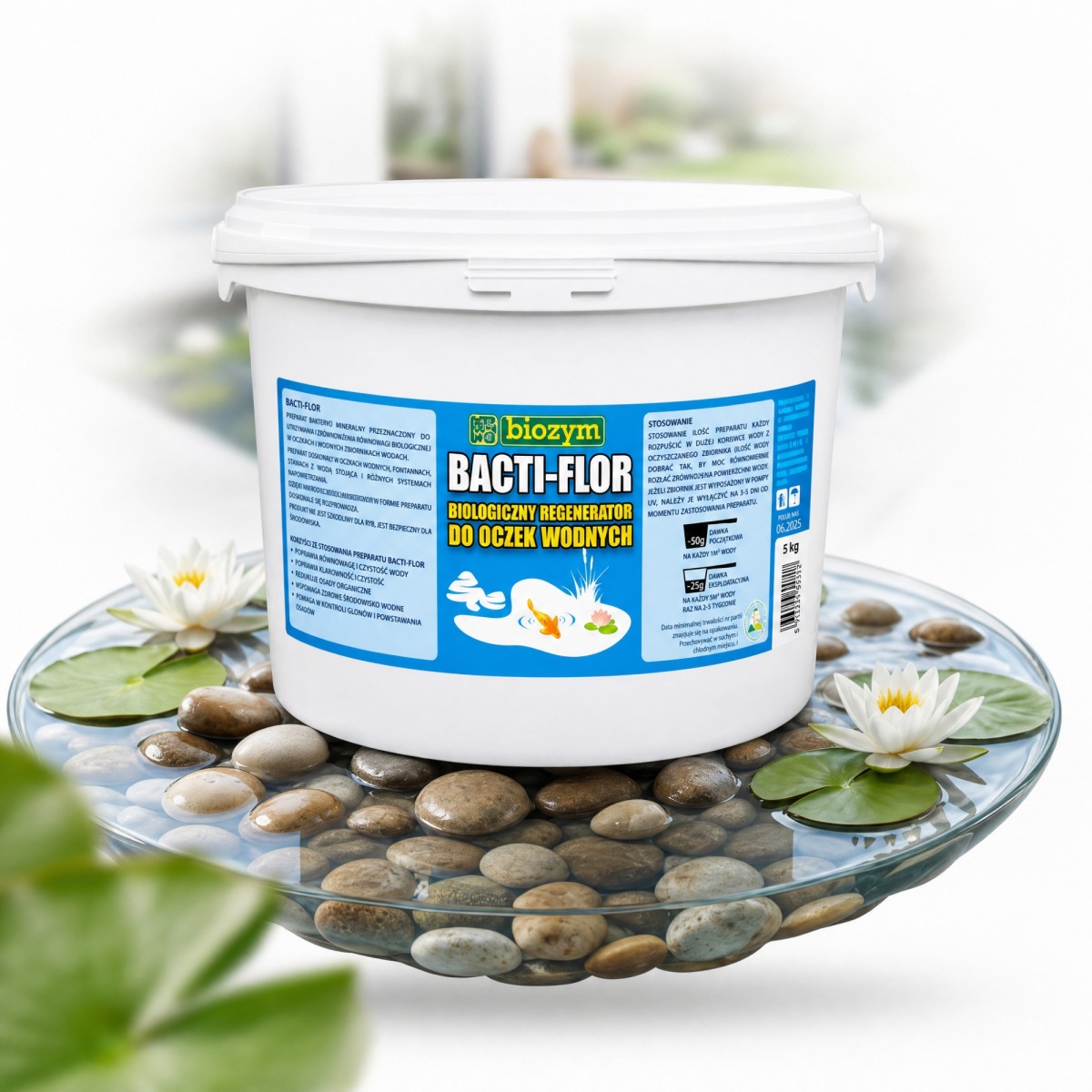 Bacti-Flor Biologiczny Regenerator Oczek i Stawów Bakterie 5 kg