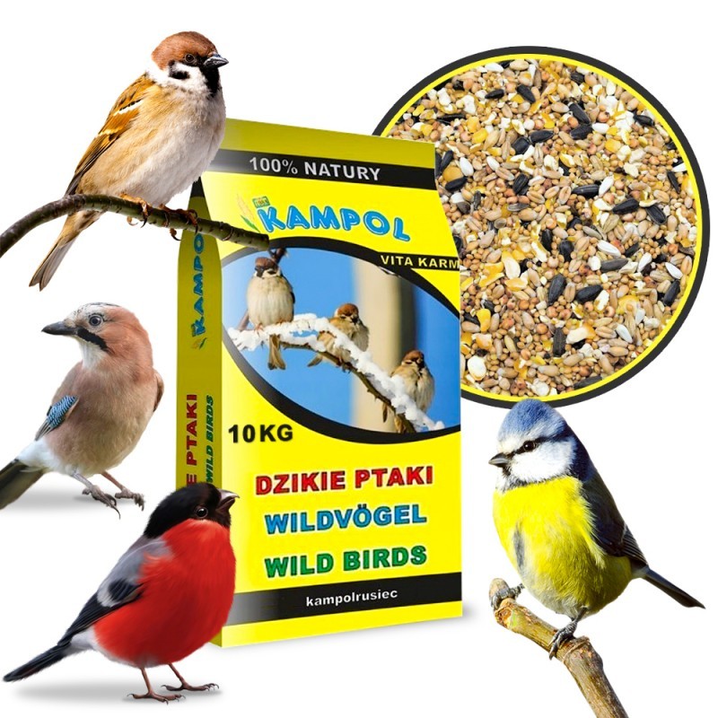 Karma dla ptaków pokarm dla dzikich ptaków na zimę worek 10kg