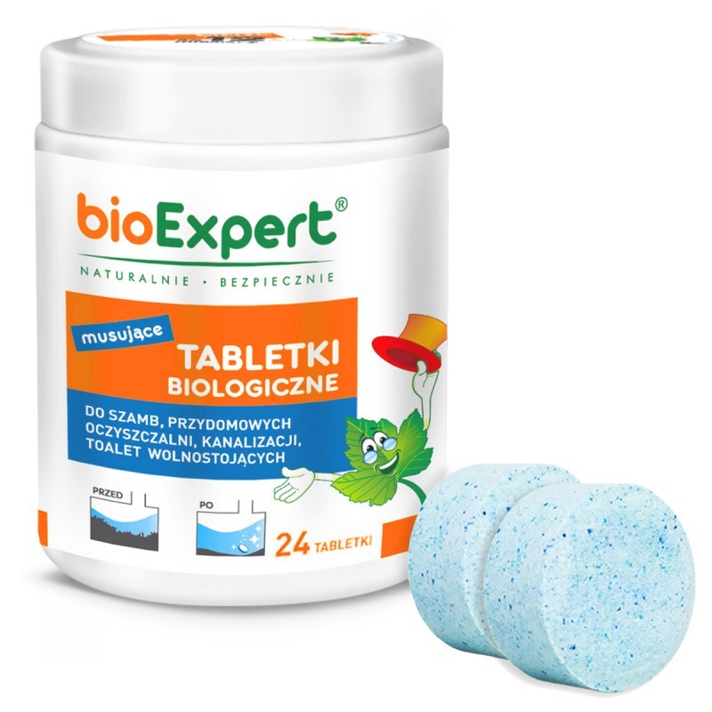 Tabletki biologiczne bioExpert do szamba 24 szt.