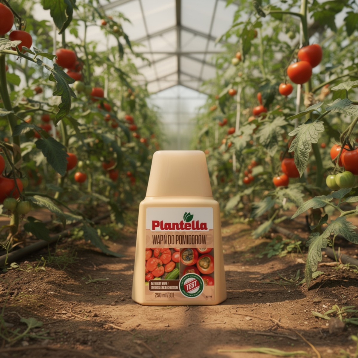 bio plantella płynna wapń do pomidorów w szklarni
