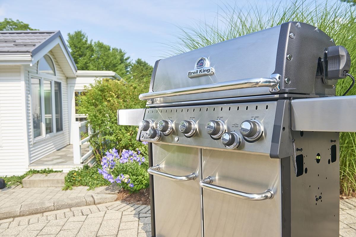 nowy grill broil king - pierwsze odpalenie