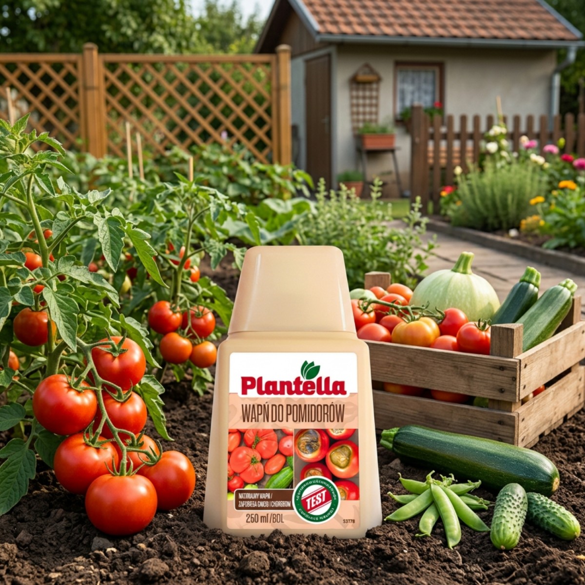 płynny nawóz z wapniem do pomidorów bio plantella 250 ml