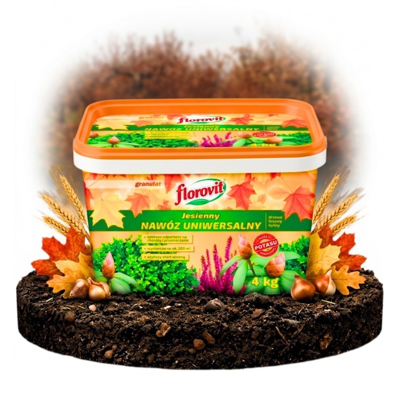 Jesienny Nawóz Uniwersalny zimowanie roślin Florovit 4kg