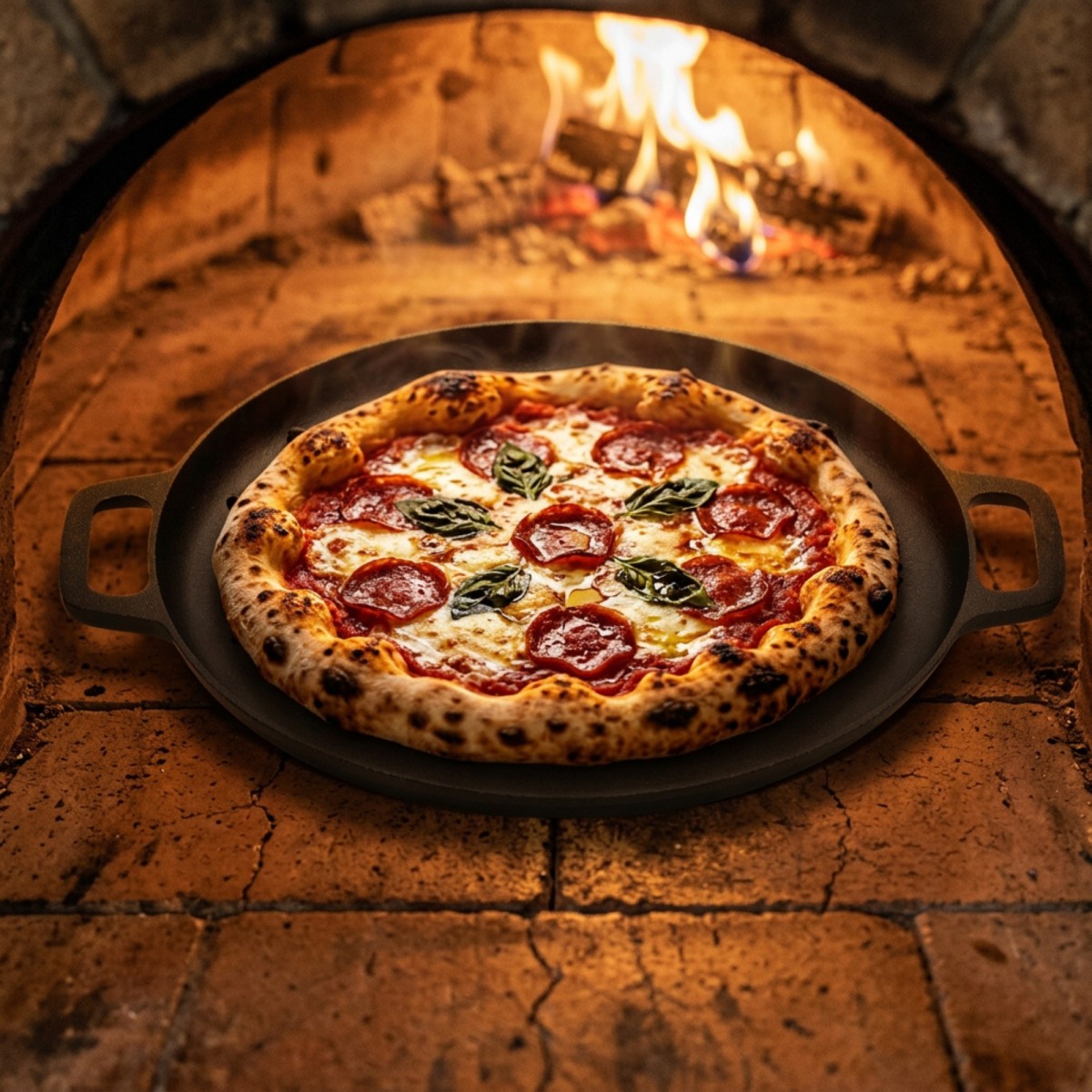 pizza z patelni żeliwnej hage 30 cm
