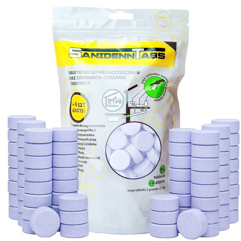 Sanidenn Tabs Tabletki Biologiczne 96 + 4 szt.
