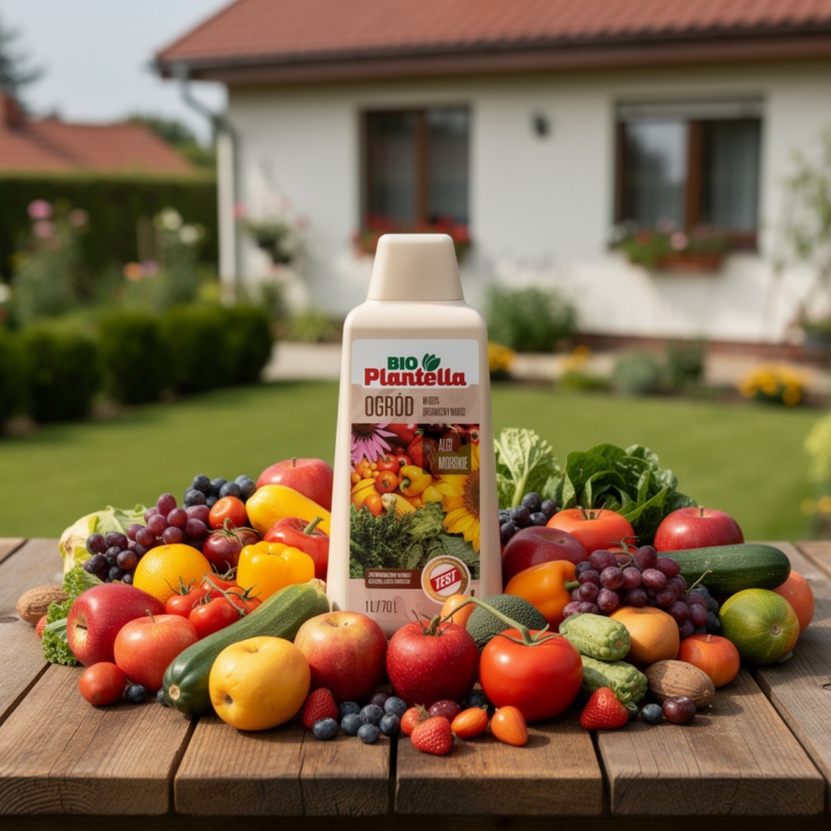 Organiczny Nawóz Płynny do Warzyw Owoców BIO Plantella Ogród 1L