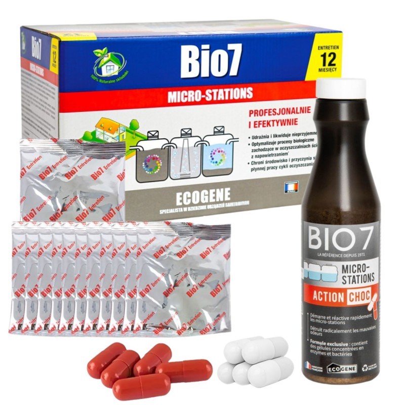 Bio7 Choc Microstations + Bio7 Entretien Microstations 12 miesięcy