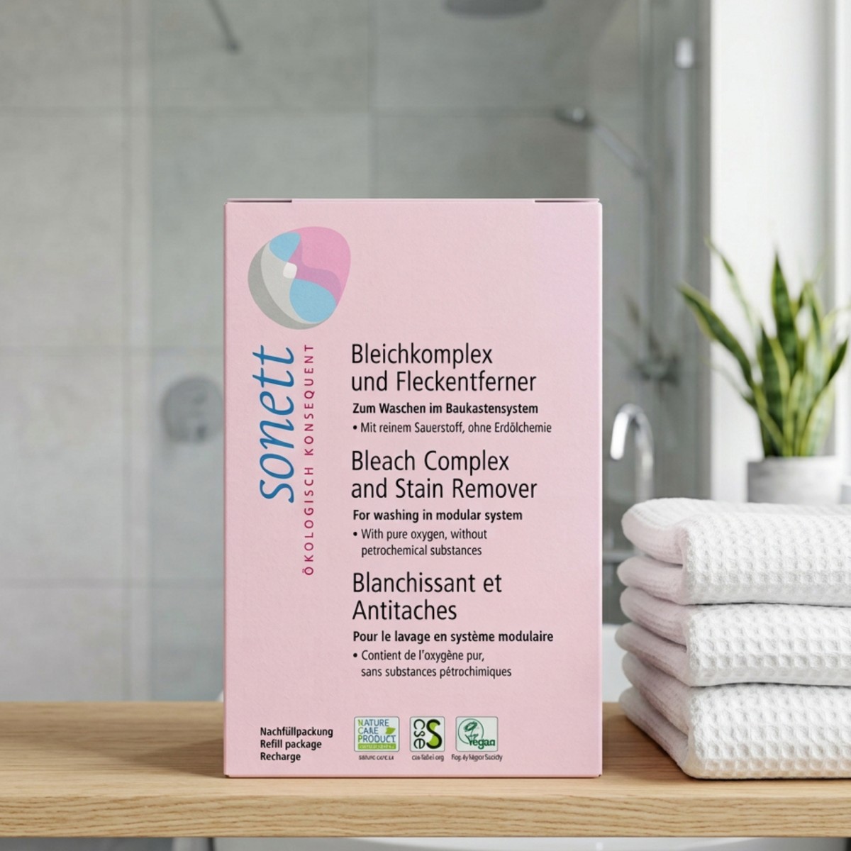 Ekologiczny Odplamiacz do Białego Wybielacz Sonett 900g