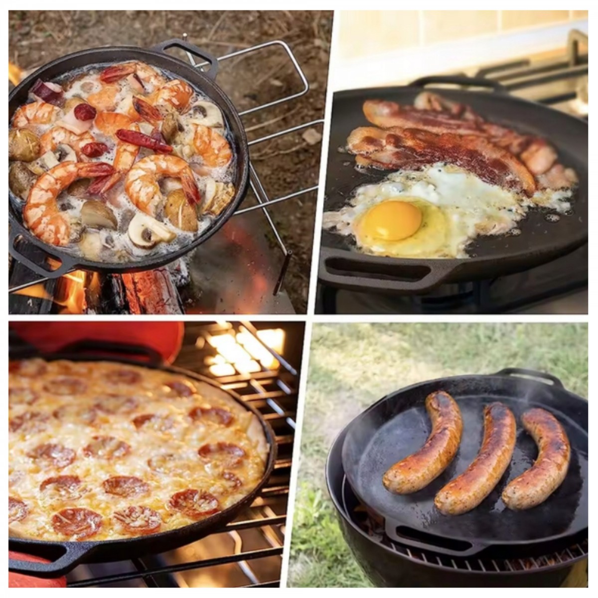 Płaska Patelnia do Pizzy na Naleśniki HAGE 30cm