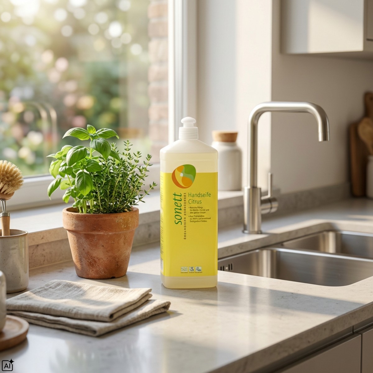 Ekologiczne Mydło do rąk Cytrus Sonett 1L Naturalny Skład