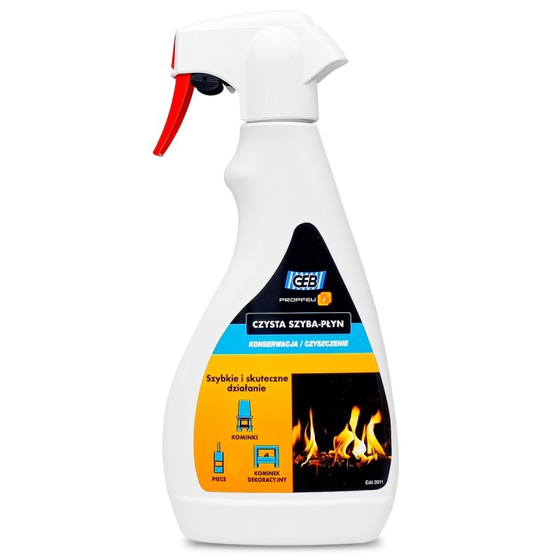 GEB Czysta Szyba płyn do czyszczenia szyb kominkowych 500 ml