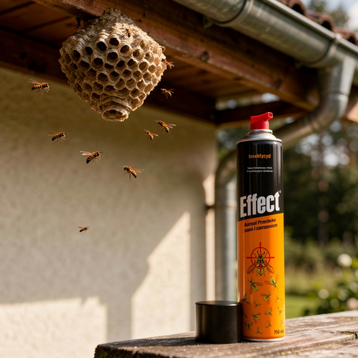 Sprej na Osy Szerszenie Owady Latające Effect 750ml