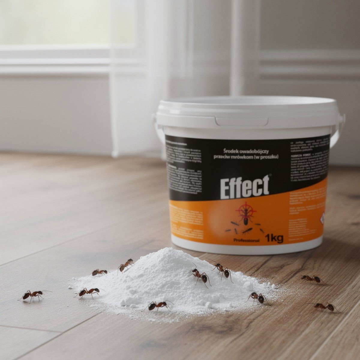 Proszek na mrówki, prusaki i owady biegające Effect Neopermin 1 kg