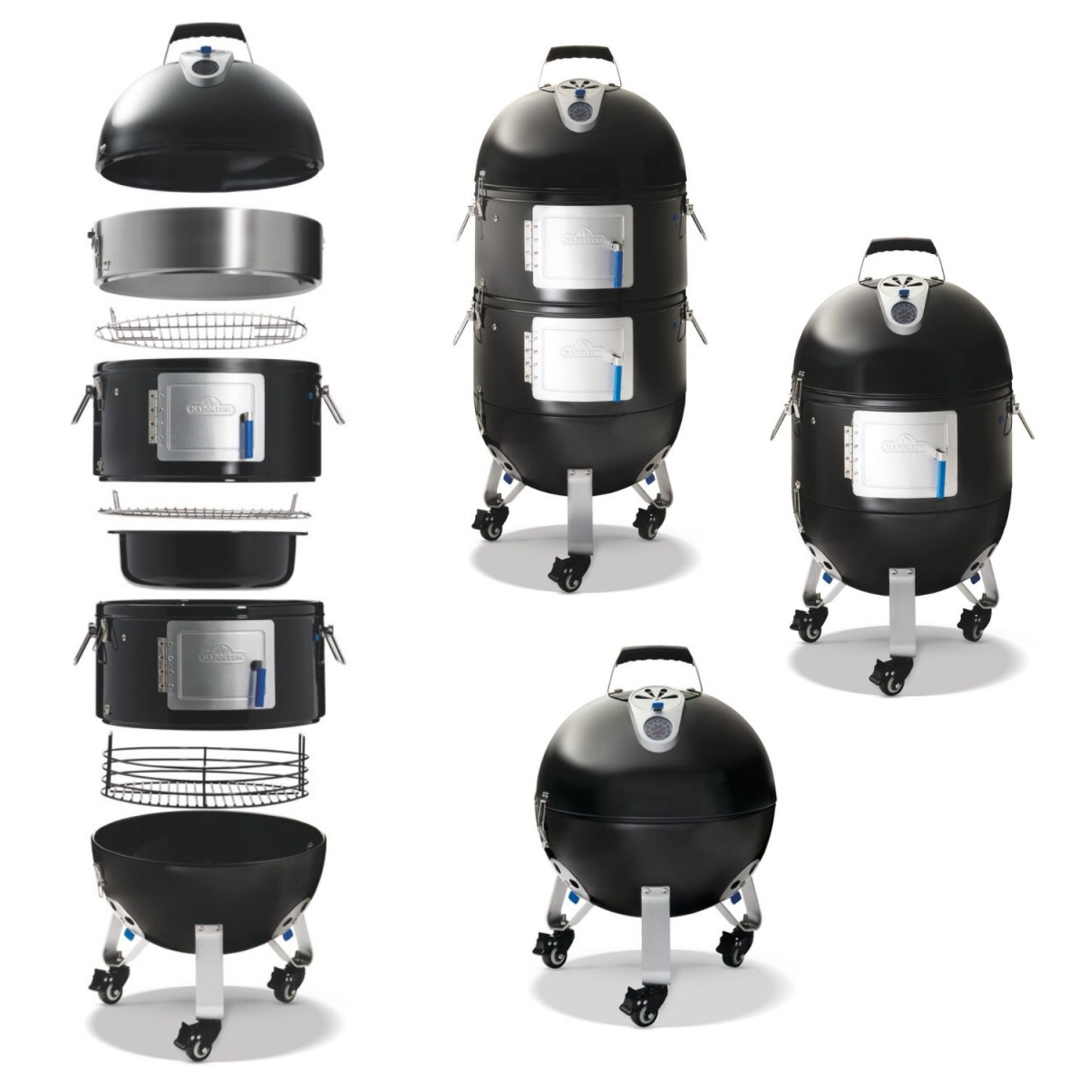 Modułowa kostrukcja wędzarki Napoleon Apollo 18 Smoker 5w1