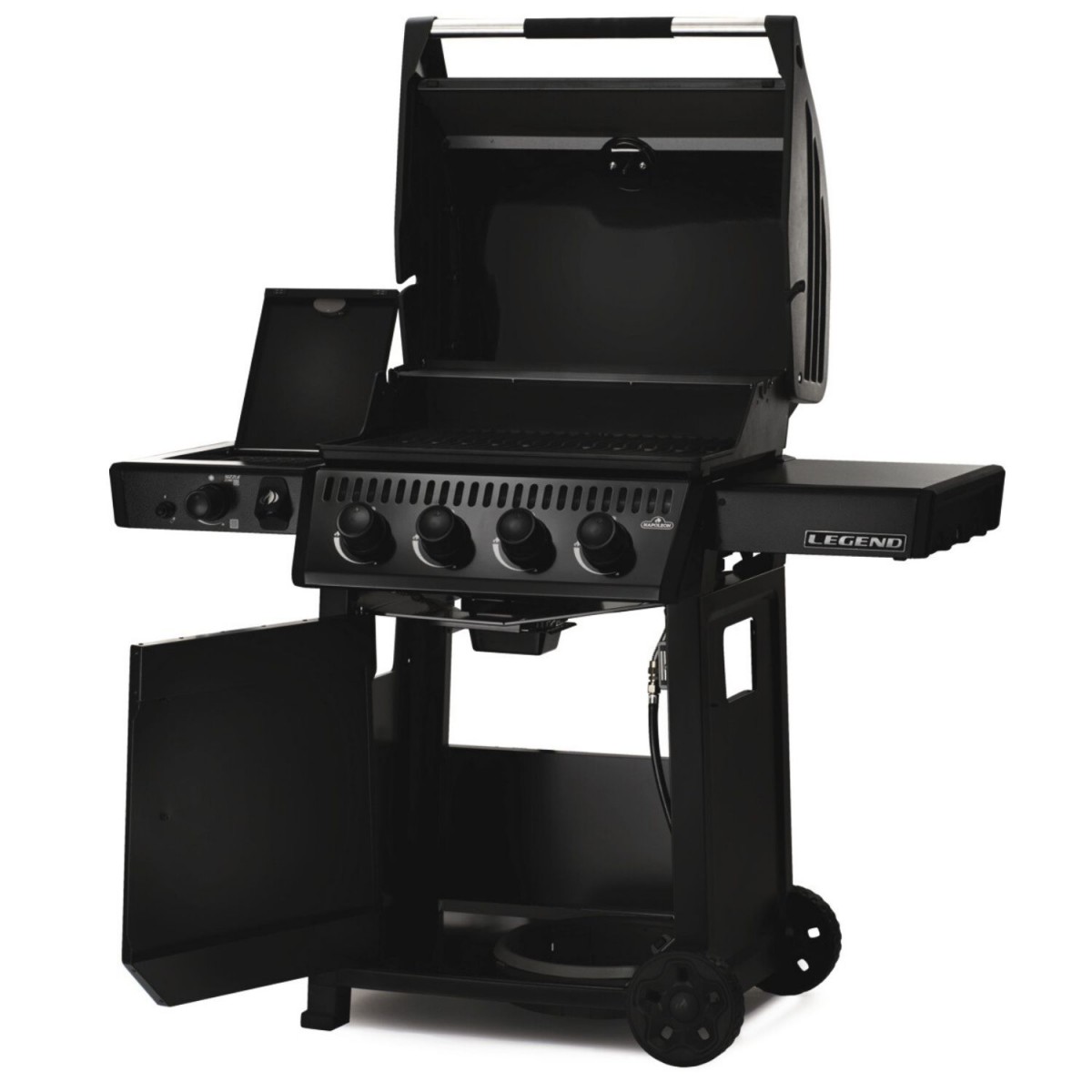 Czarny Grill Gazowy Napoleon Legend 425 SIB palnik boczny (LD425DSIBPK-PL)