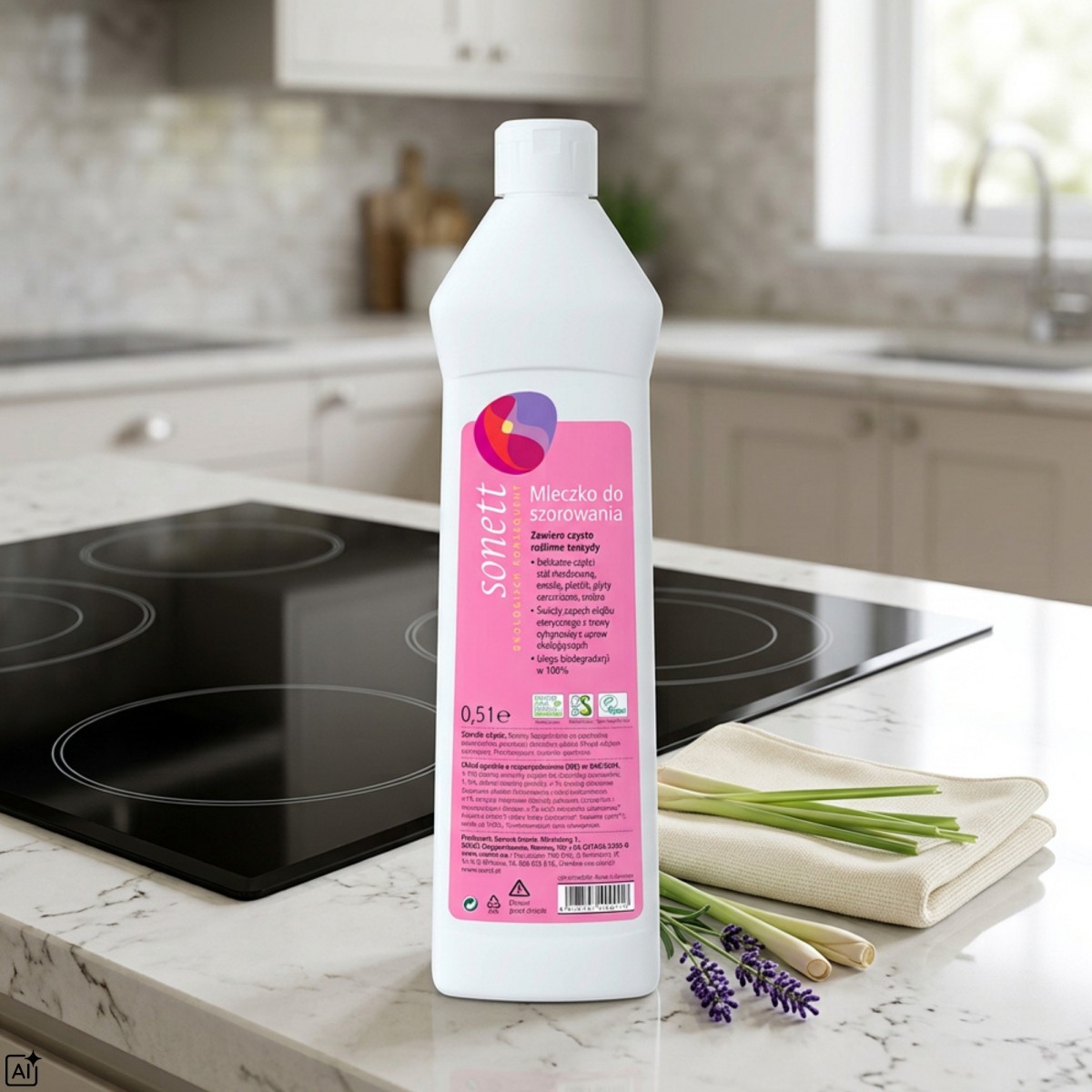 Eko Mleczko do Czyszczenia Szorowania Sonett 500 ml
