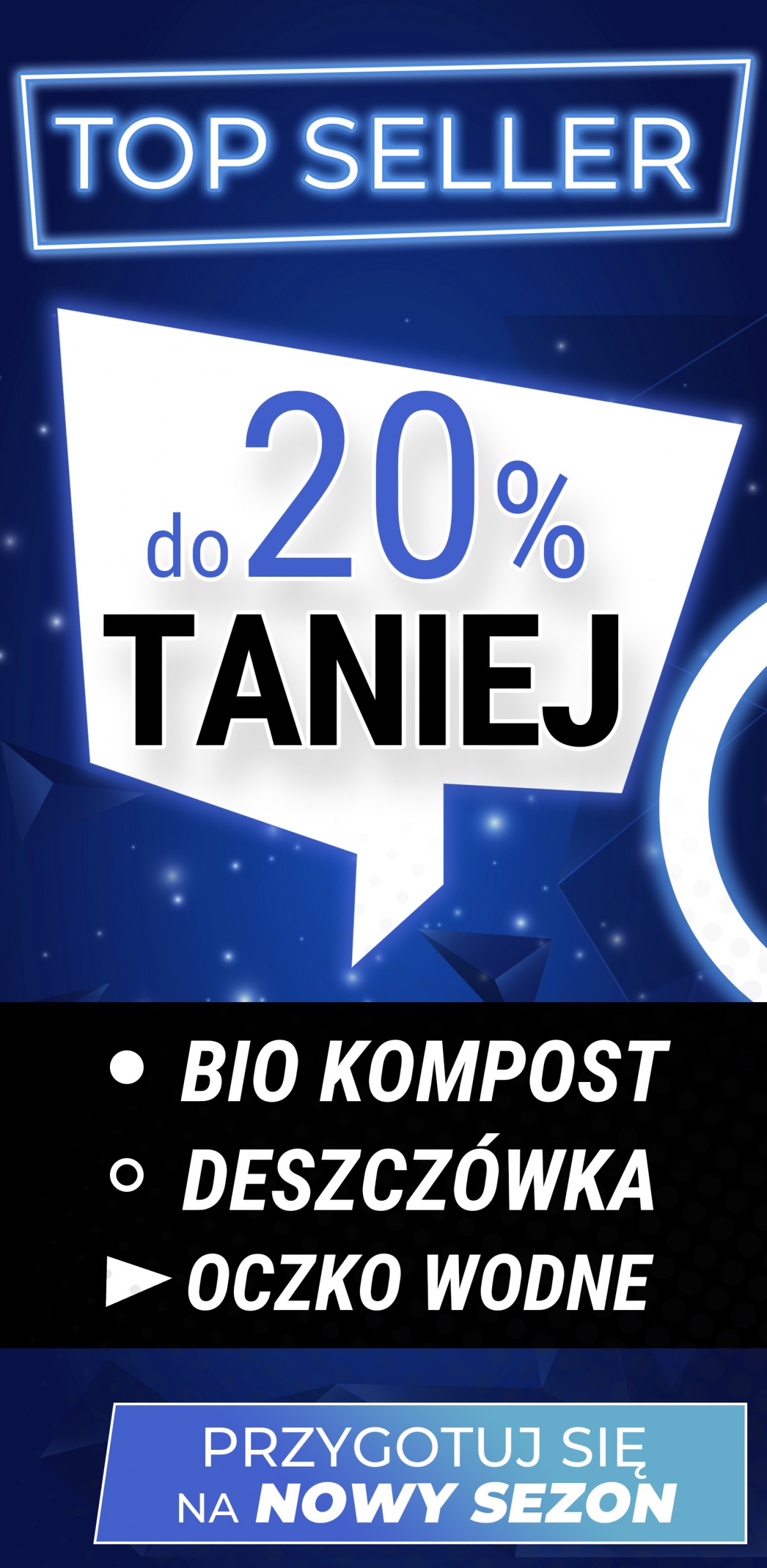 black week preparaty do ogrodu oczka deszczówki promocja