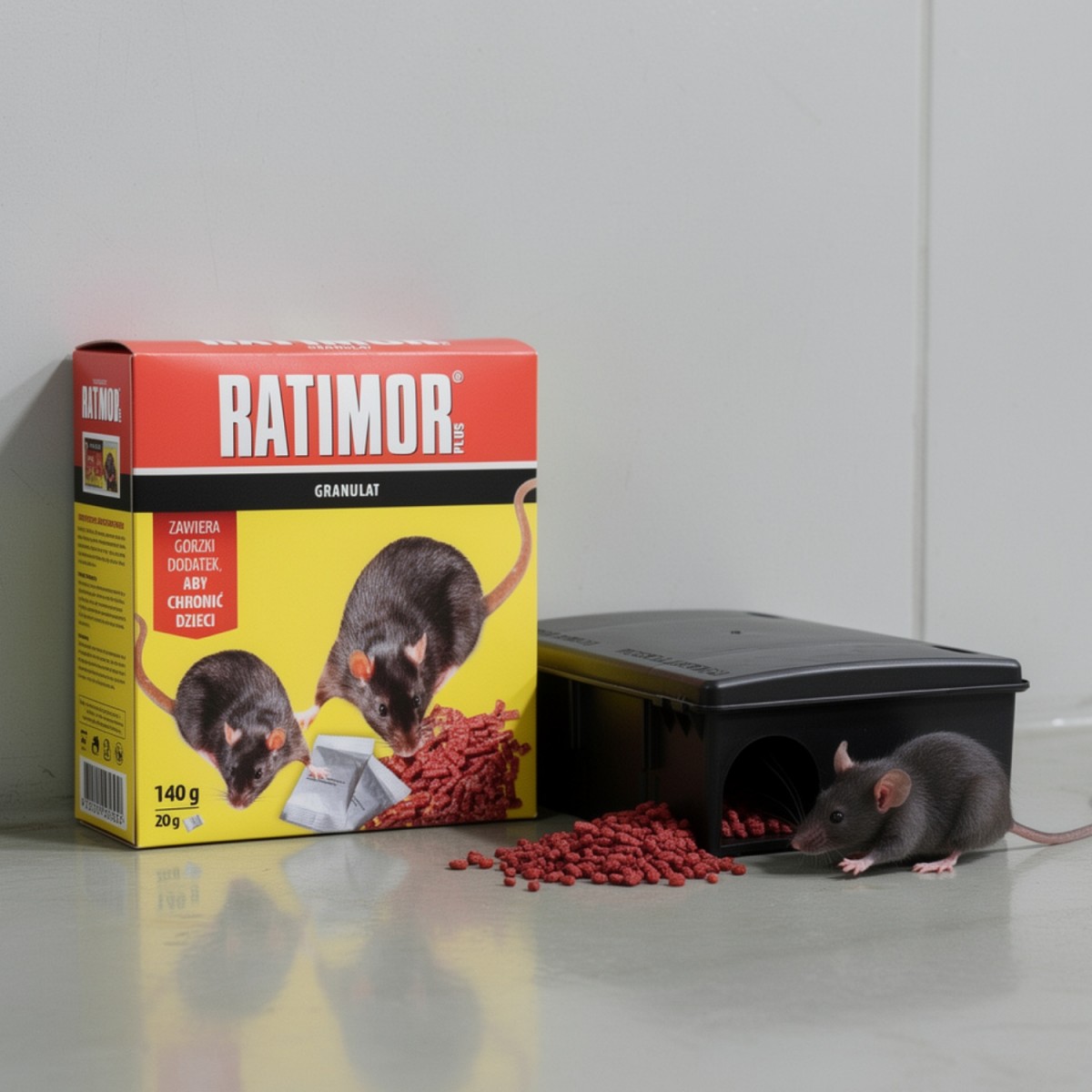 Trutka na myszy w granulkach Ratimor 140 g