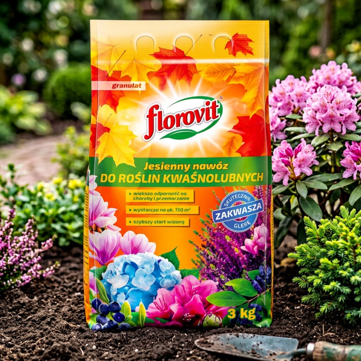 Nawóz do Roślin Kwaśnolubnych Florovit Worek 3 kg