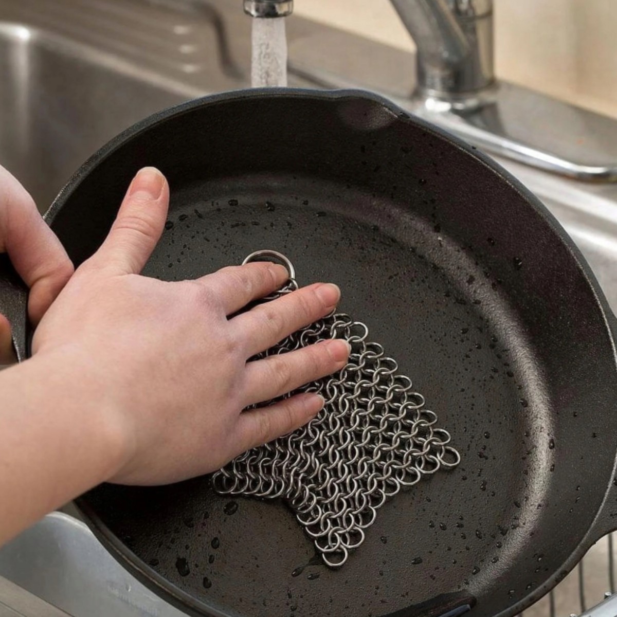 Patelnia Żeliwna Grill Piekarnik Indukcja HAGE 30 cm