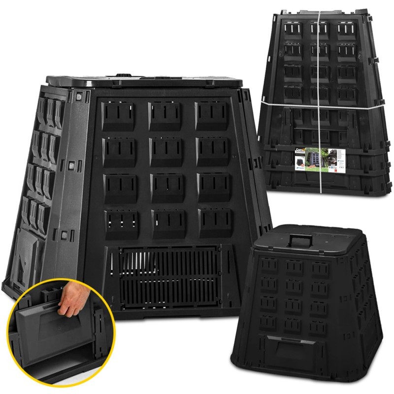 EVOGREEN Kompostownik modułowy 420L czarny